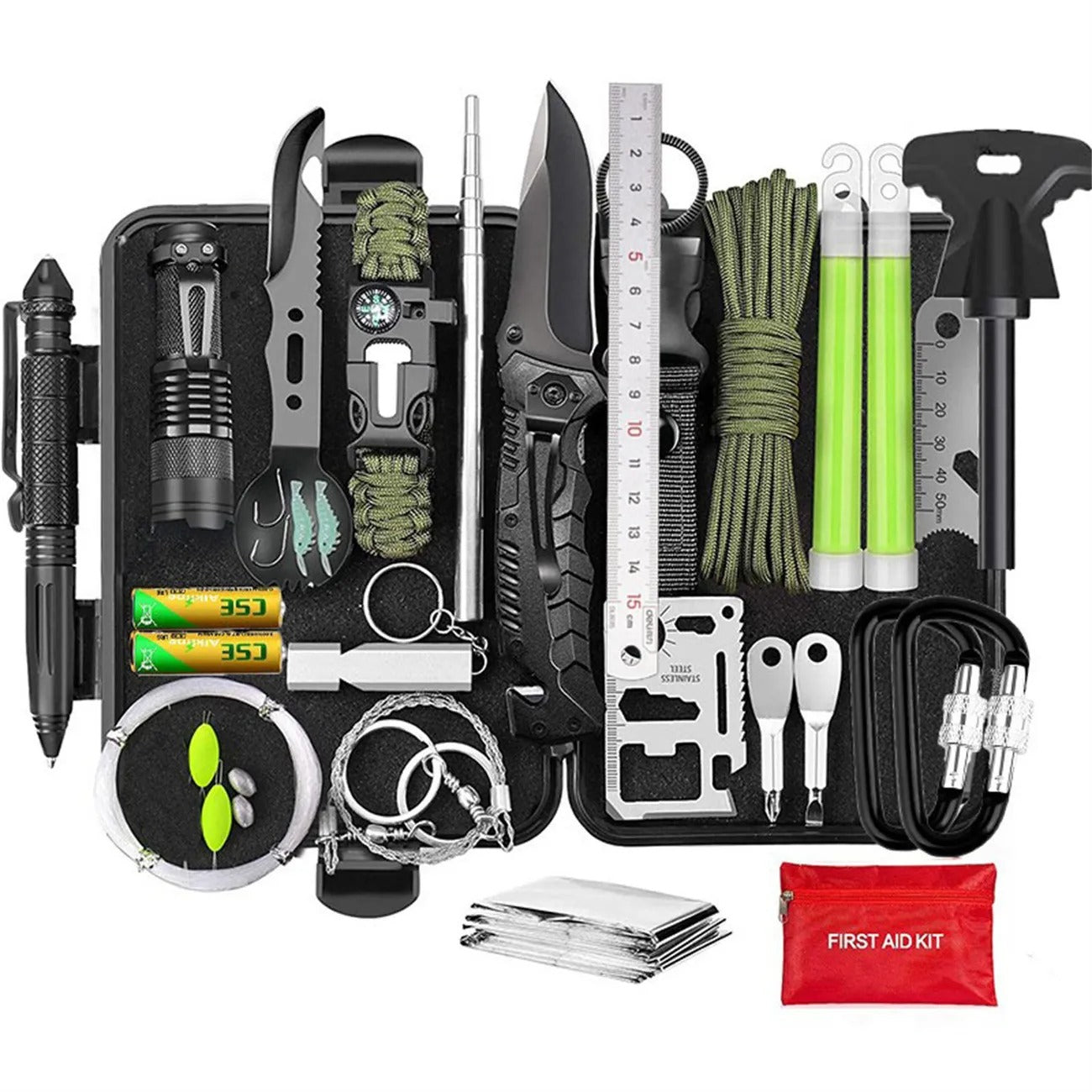 Wilderness Survival Kit — Complete Outdoor Emergency Tool Set
