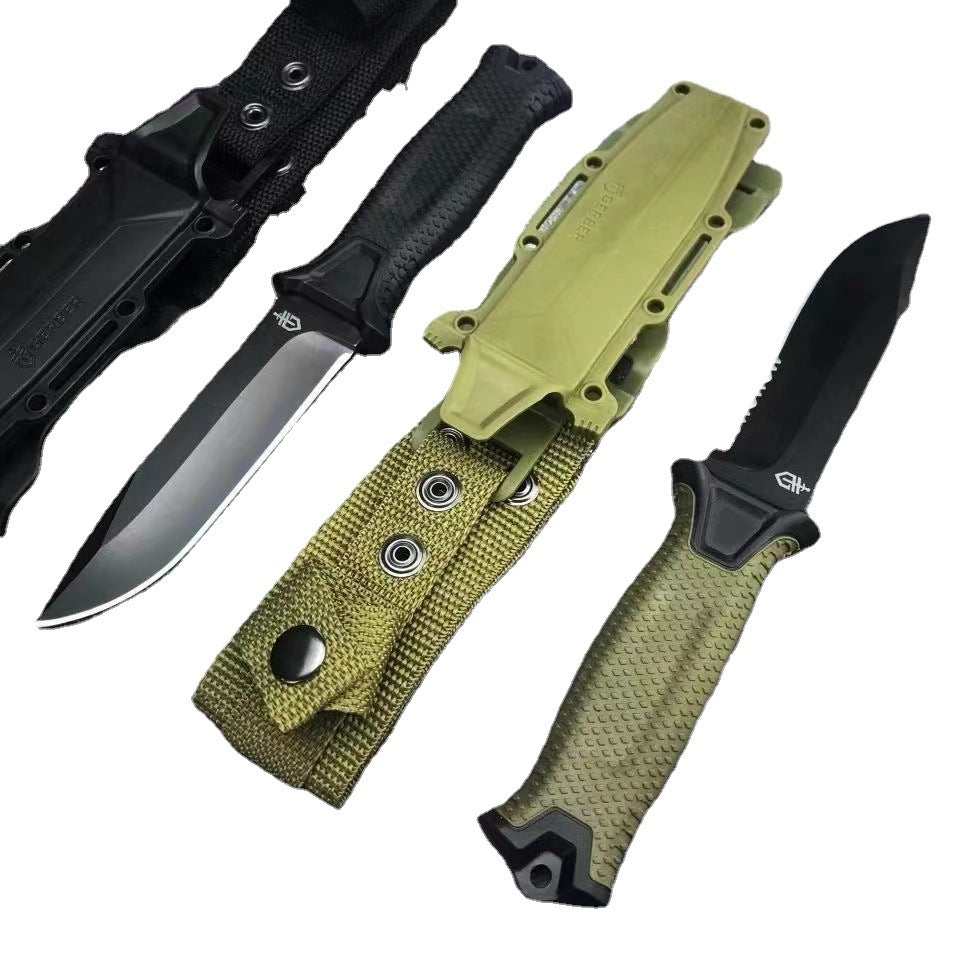 Tactical Survival Straight Knife — Fixed Blade for Outdoor & Emergency Use