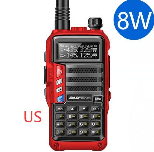 8W Long Range Walkie-Talkie — Dual Band Ham Radio for Emergency & Outdoor Use