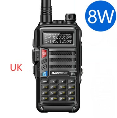 8W Long Range Walkie-Talkie — Dual Band Ham Radio for Emergency & Outdoor Use