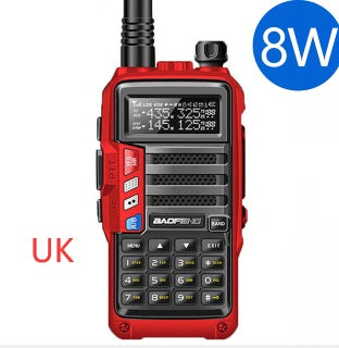 8W Long Range Walkie-Talkie — Dual Band Ham Radio for Emergency & Outdoor Use