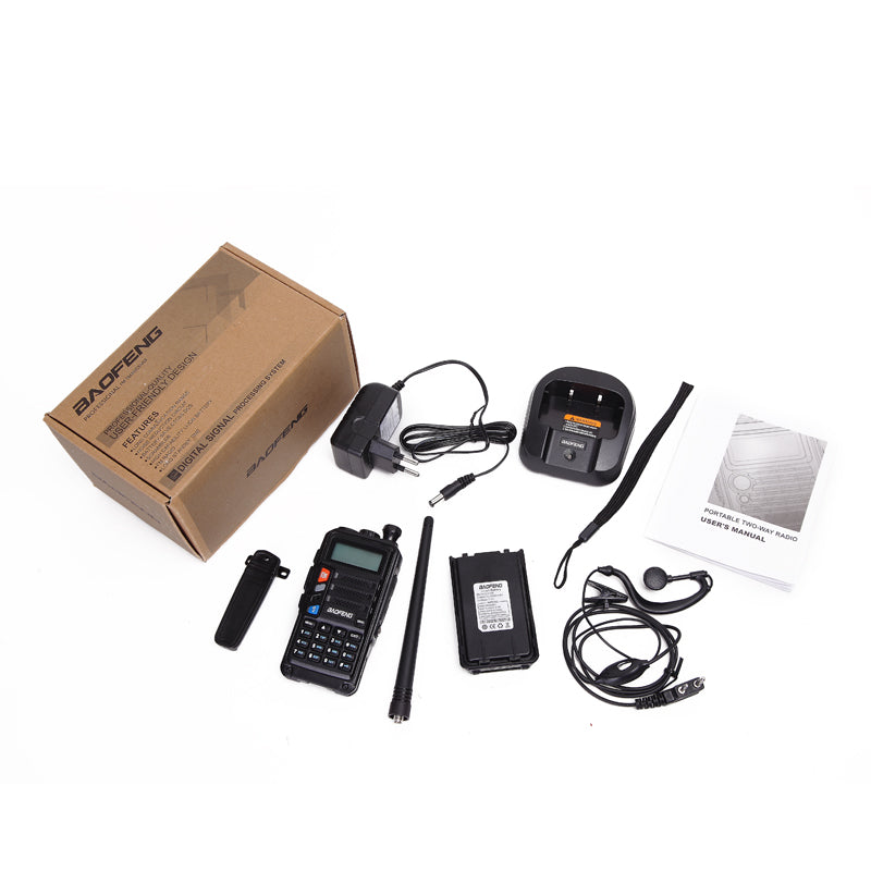 8W Long Range Walkie-Talkie — Dual Band Ham Radio for Emergency & Outdoor Use