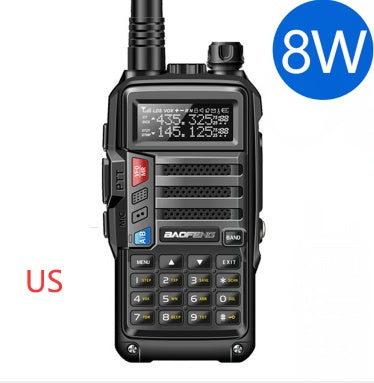 8W Long Range Walkie-Talkie — Dual Band Ham Radio for Emergency & Outdoor Use