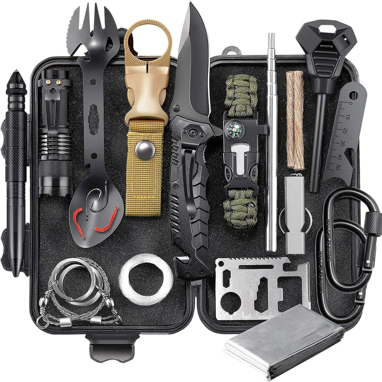 Wilderness Survival Kit — Complete Outdoor Emergency Tool Set