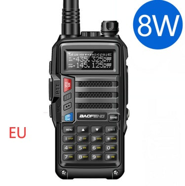 8W Long Range Walkie-Talkie — Dual Band Ham Radio for Emergency & Outdoor Use