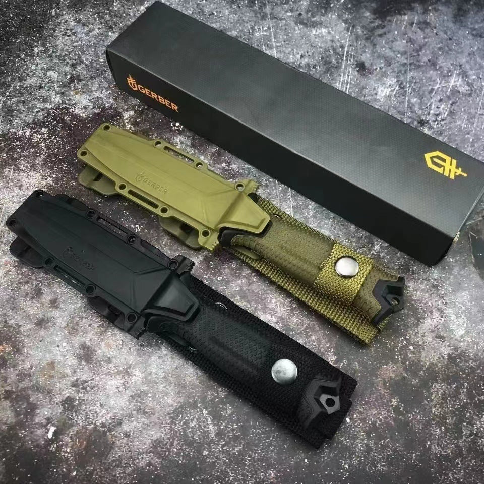 Tactical Survival Straight Knife — Fixed Blade for Outdoor & Emergency Use