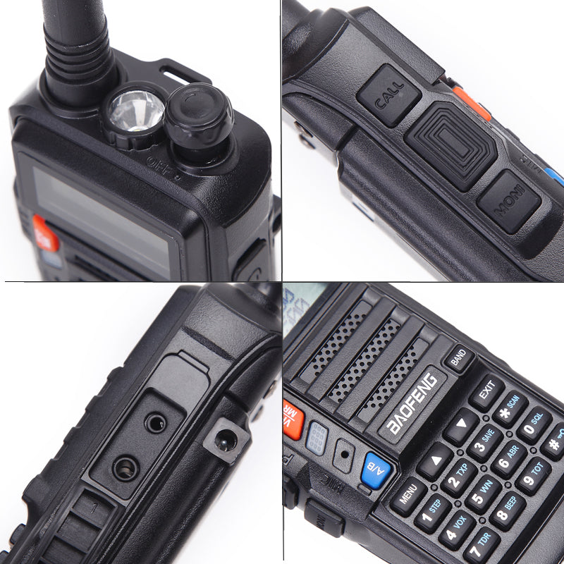 8W Long Range Walkie-Talkie — Dual Band Ham Radio for Emergency & Outdoor Use