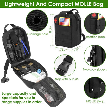 47-Piece Emergency Survival Kit — EDC Gear & Equipment