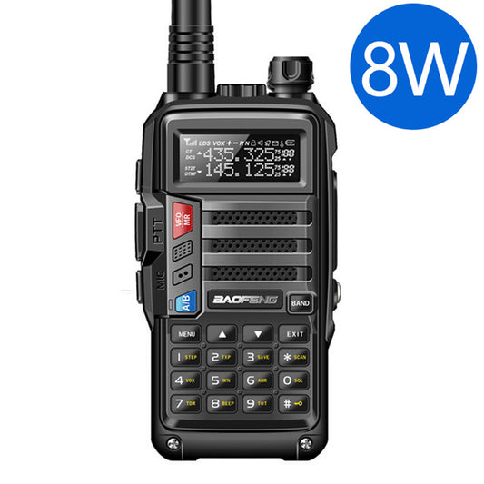 8W Long Range Walkie-Talkie — Dual Band Ham Radio for Emergency & Outdoor Use