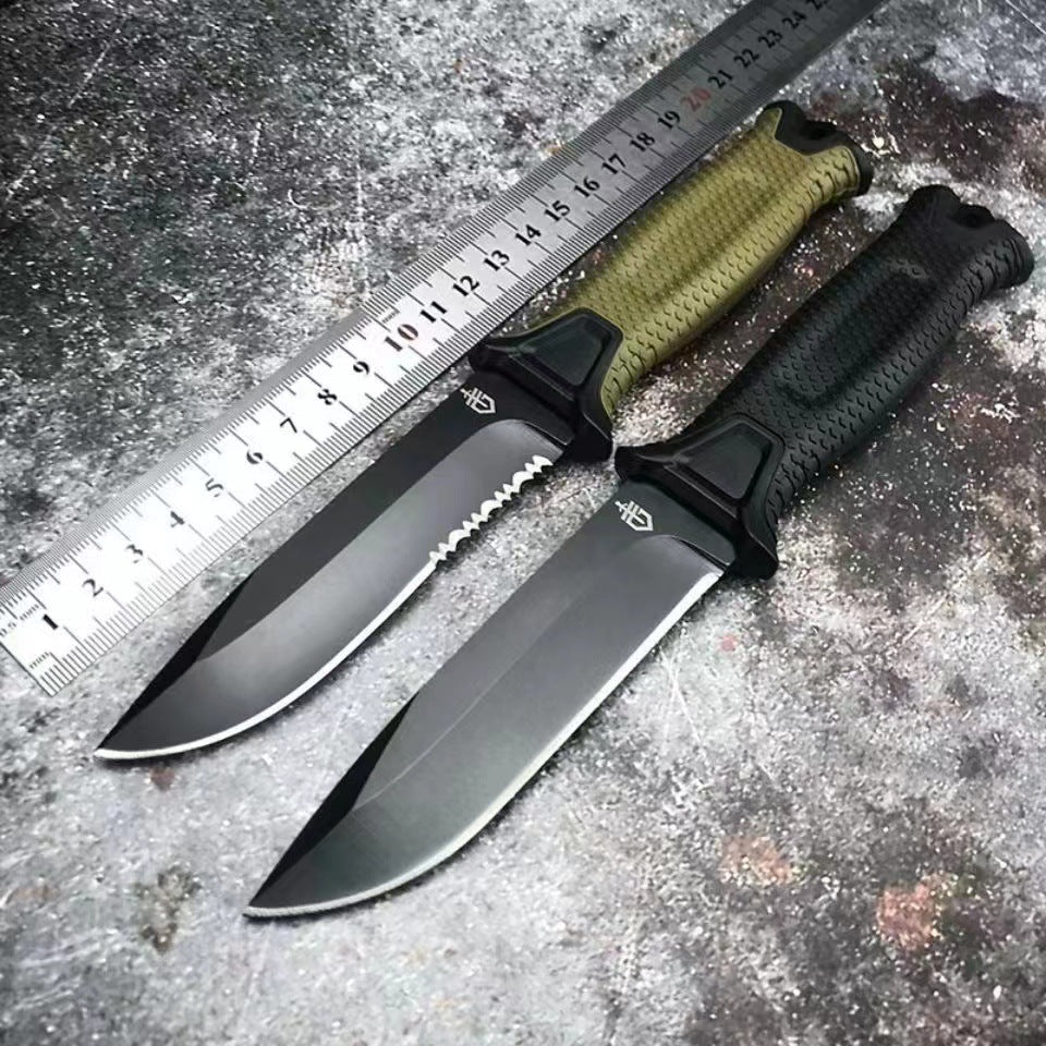 Tactical Survival Straight Knife — Fixed Blade for Outdoor & Emergency Use