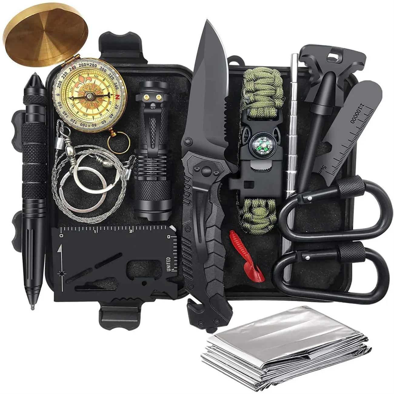 Wilderness Survival Kit — Complete Outdoor Emergency Tool Set