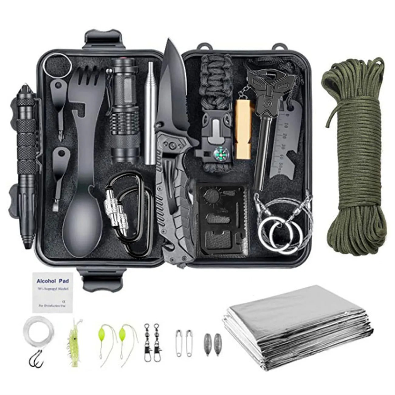 Wilderness Survival Kit — Complete Outdoor Emergency Tool Set