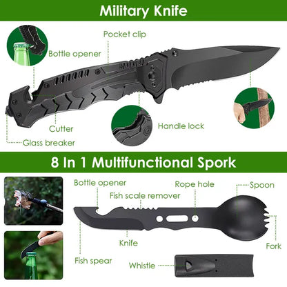 47-Piece Emergency Survival Kit — EDC Gear & Equipment