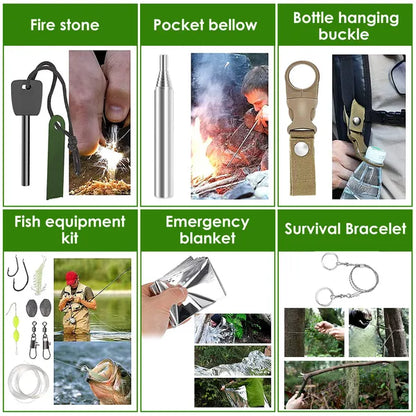 47-Piece Emergency Survival Kit — EDC Gear & Equipment