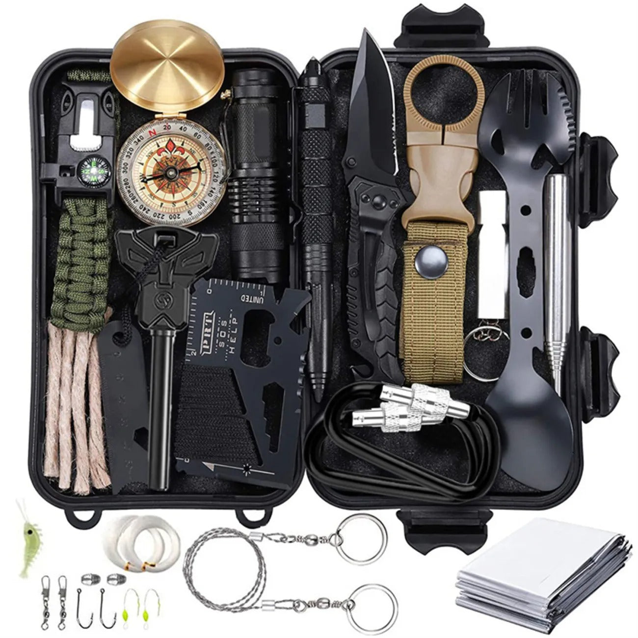 Wilderness Survival Kit — Complete Outdoor Emergency Tool Set